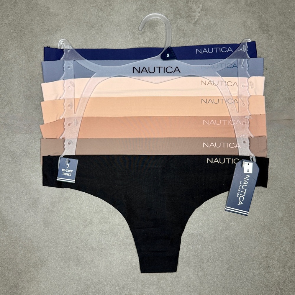 Nautica Women's Seamless Thong Collection (set of 7)